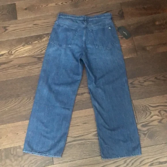 Rag & Bone mid-rise wide leg jeans - Picture 11 of 13